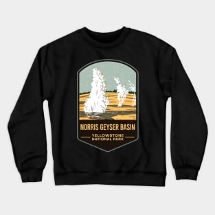 Norris Geyser Basin Yellowstone National Park Crewneck Sweatshirt